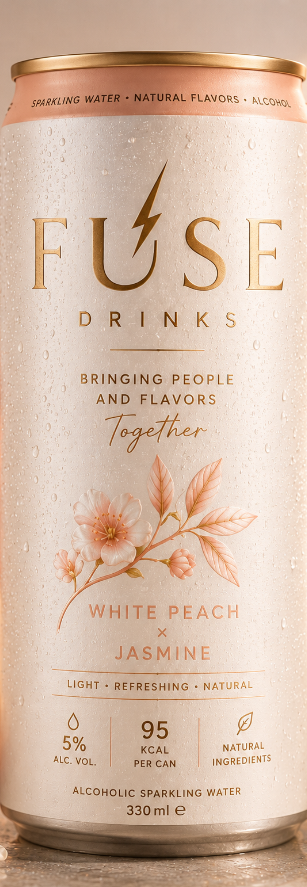Fuse Drinks White Peach × Jasmine blik
